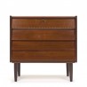 Danish teak chest of drawers with dressing table