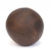 Vintage leather medicine ball from the forties / fifties