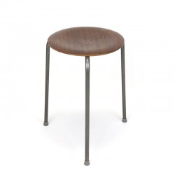 Vintage stool with design in the style of Arne Jacobsen