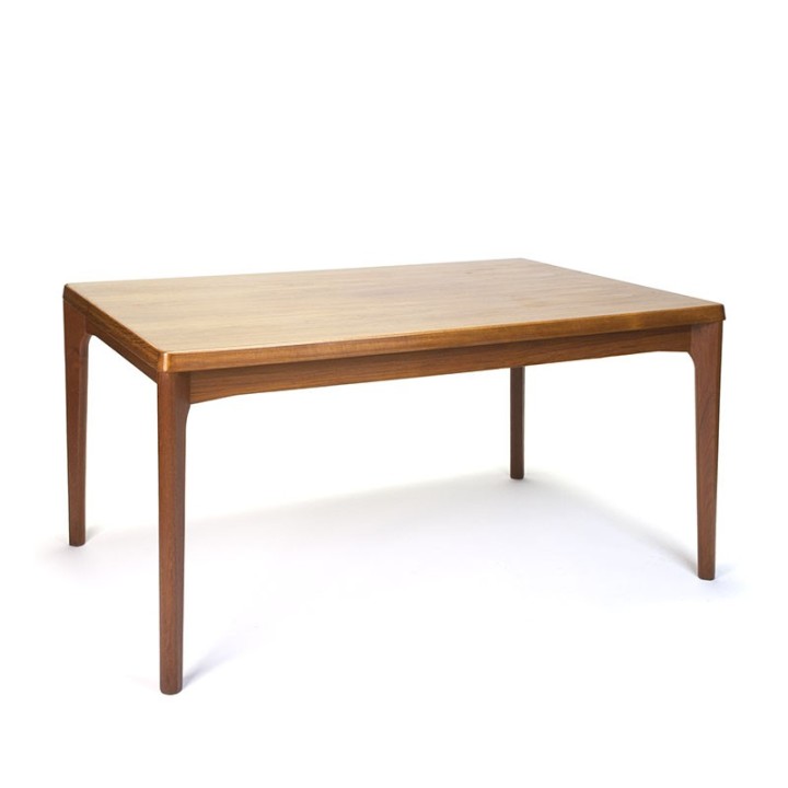 Danish vintage dining table design Henning Kjaernulf for Vejle