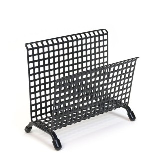 Fifties perforated metal vintage letter holder