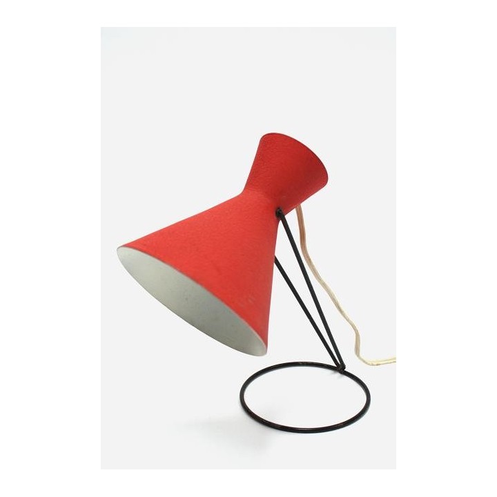 Tafellamp jaren 50/60 op ronde voet - Retro Studio