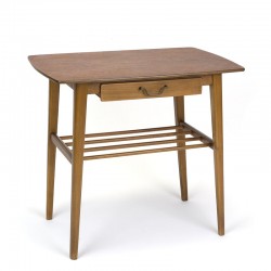 Danish side table or bedside table vintage model with drawer