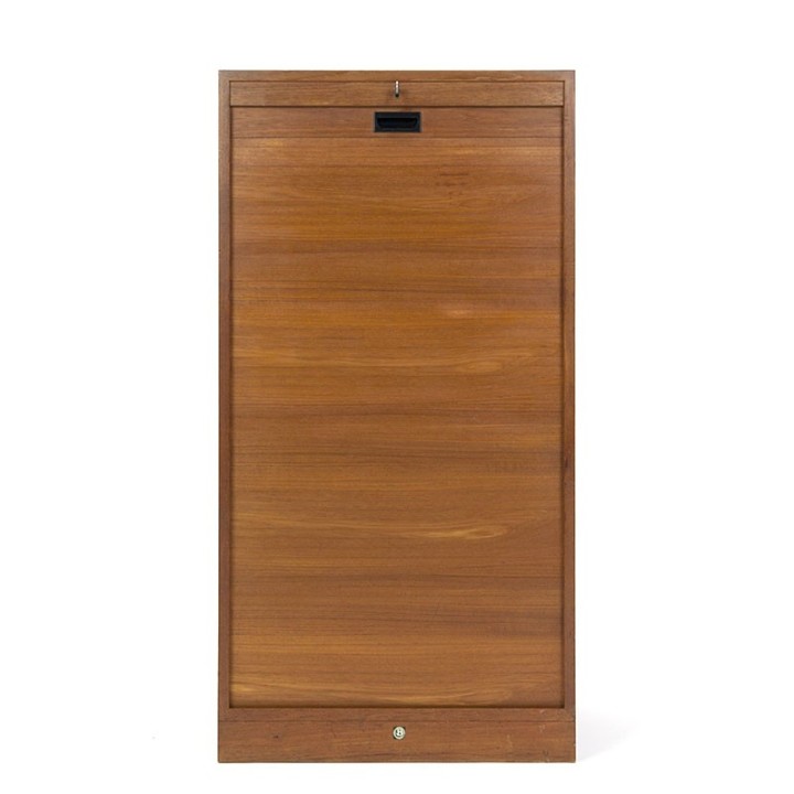 Danish Bjerringbro Møbelfabrik vintage filing cabinet in teak