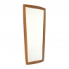Teak Danish vintage mirror from the sixties