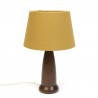 Danish vintage table lamp with teak base