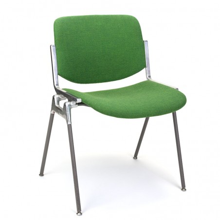 Groene vintage Castelli model DSC 106 stoel