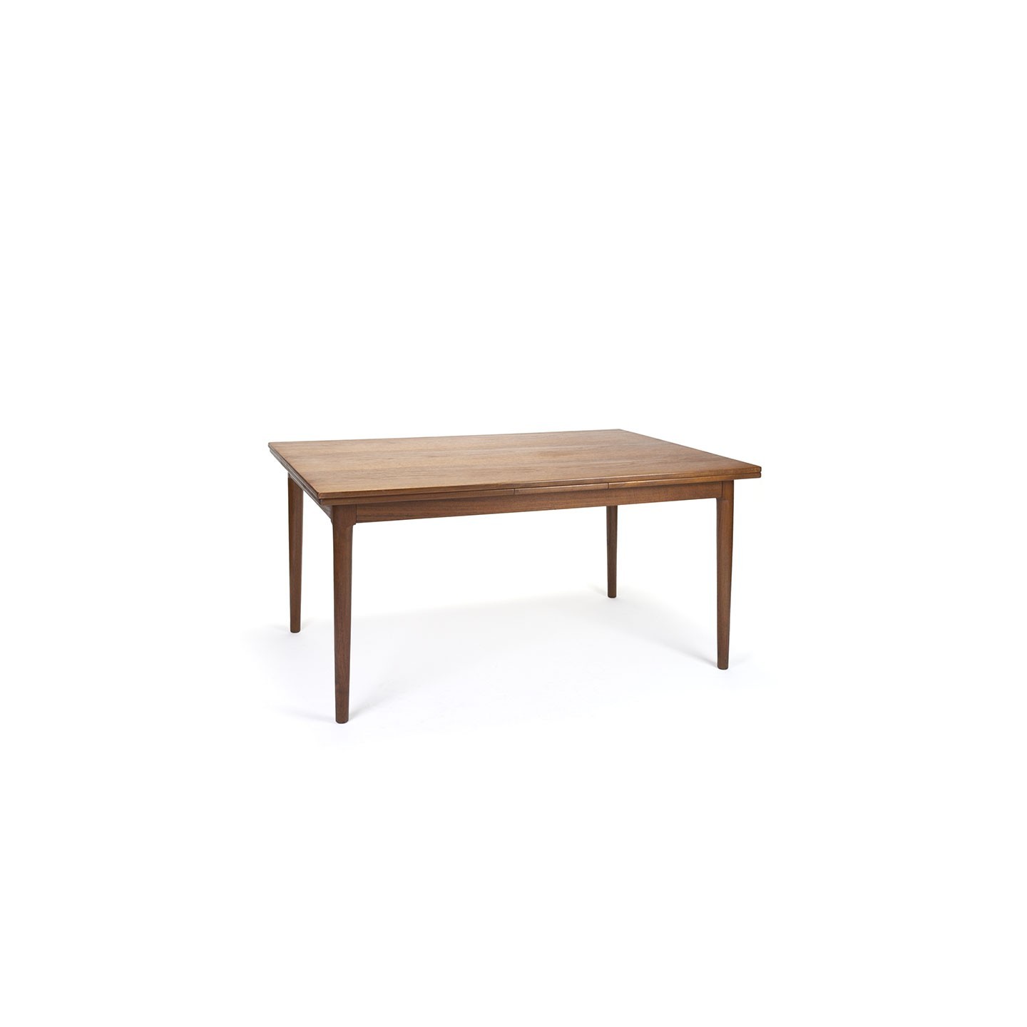 Rectangular extendable Danish vintage dining table - Retro