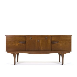 Vintage mid-century dressoir in teakhout klein model
