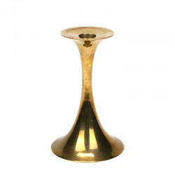 Brass vintage candlestick from the sixties