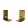 Set of brass vintage bookends