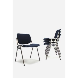 Castelli chair dark blue set of 4 - Retro Studio