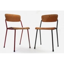 Set of 2 childs school chairs by Marko