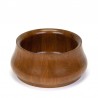 Luxury vintage teak round bowl