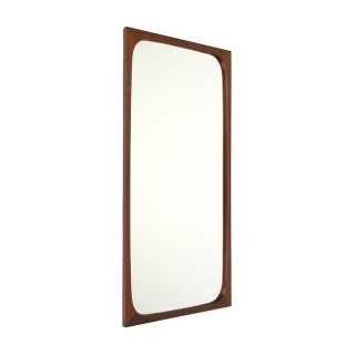 Teak mirror from the sixties Danish vintage design