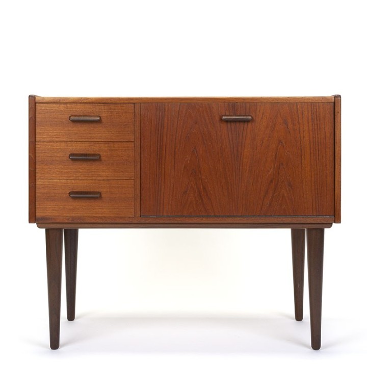 Danish vintage teak small model cabinet