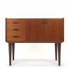 Danish vintage teak small model cabinet