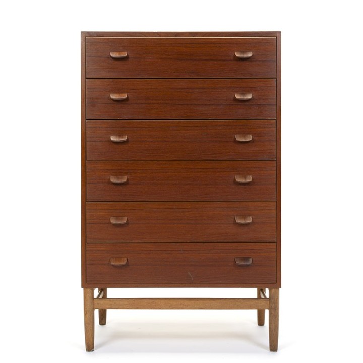 Vintage ladekast type F17 design Poul Volther voor FDB