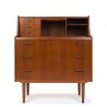 Secretaire desk in teak vintage Danish model