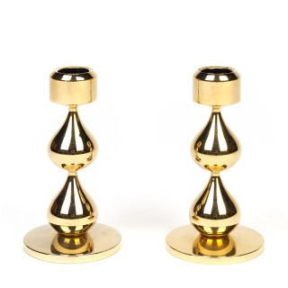 Asmussen set of two vintage candlesticks