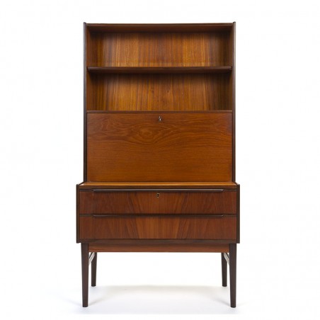Danish high model secretary furniture vintage in teak