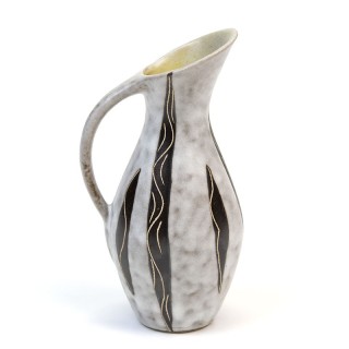 Klein vintage aardewerken vaasje jaren 60