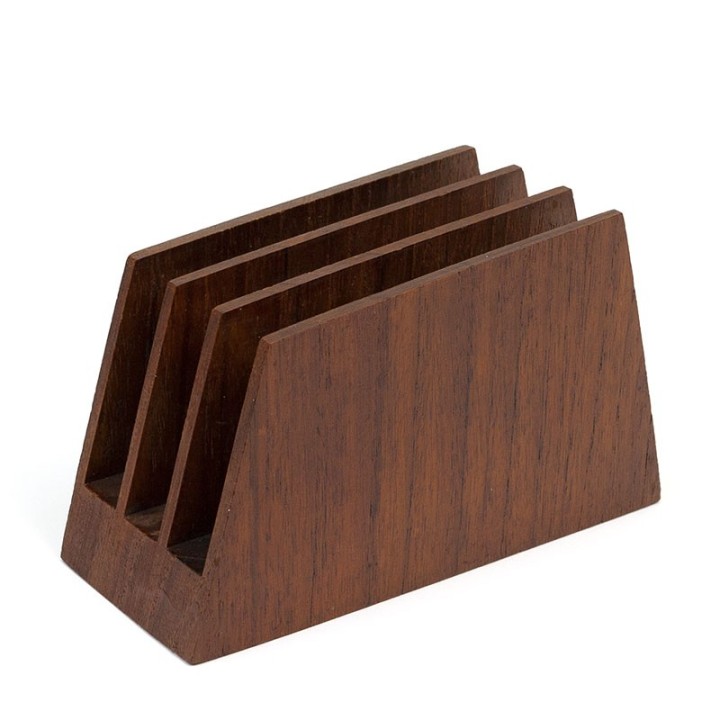 Letter holder vintage in teak Danish