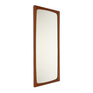 Teak Danish vintage 1960s mirror