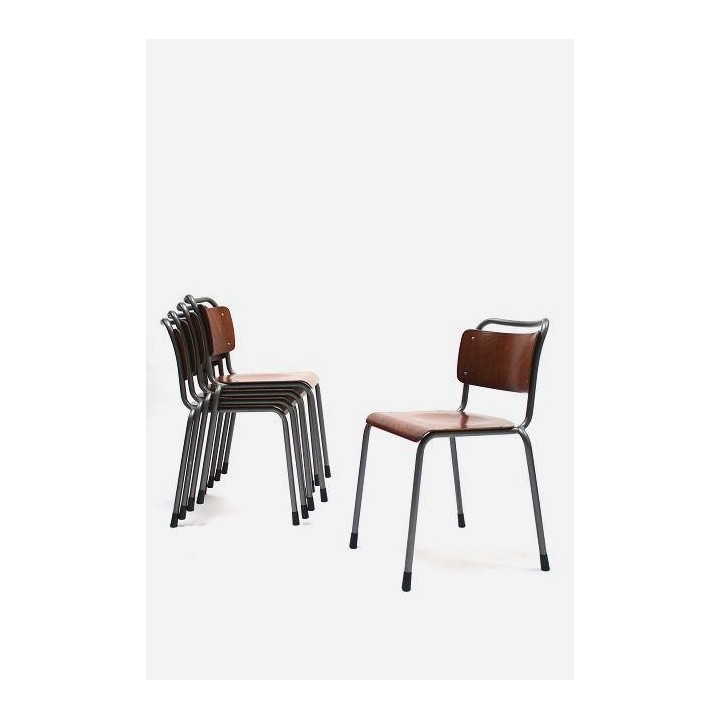 Set of 5 industrial chairs - Retro Studio