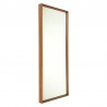 Large model vintage Danish mirror with a thick edge