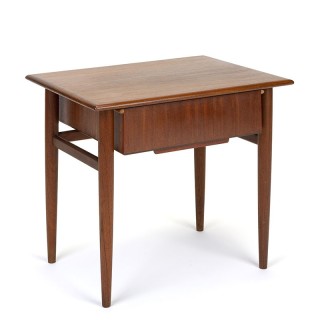 Side table small vintage Danish model with drawer