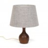 Klein Deens vintage tafellampje met grijze kap