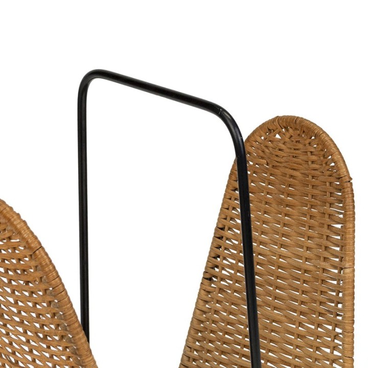 Vintage design krantenrek uit de zestiger jaren