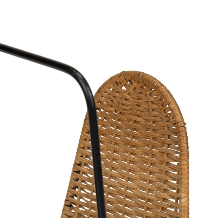 Vintage design krantenrek uit de zestiger jaren