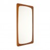 Vintage Danish mirror with teak frame