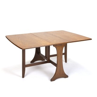 Teak vintage cate leg dining table
