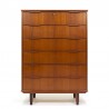 Large model vintage Danish Mid-Century chest of drawers