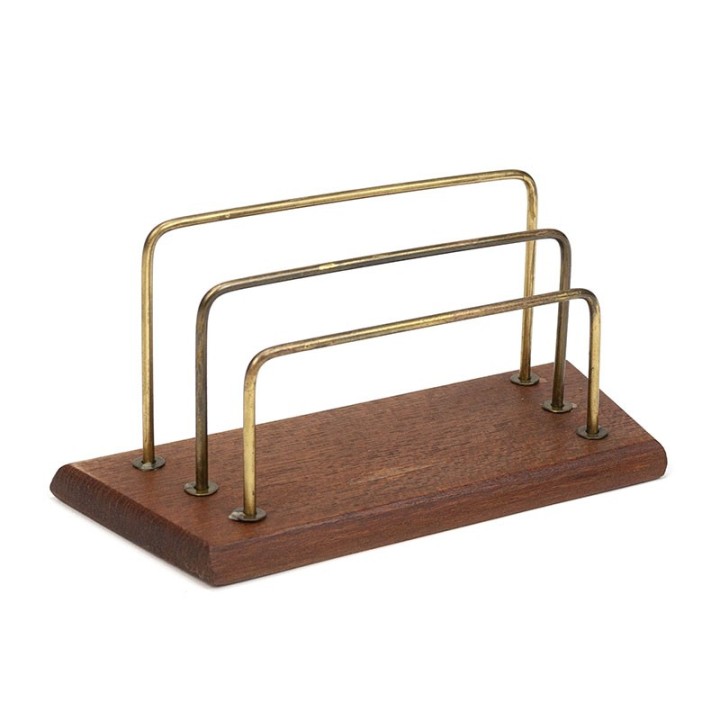 Small model vintage Danish letter holder