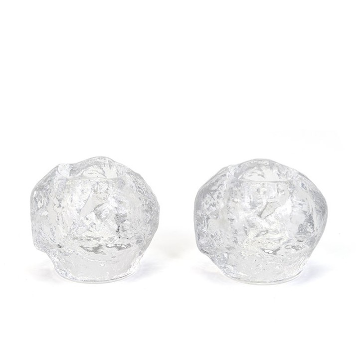 Kosta Boda vintage set of 2 tea light holders