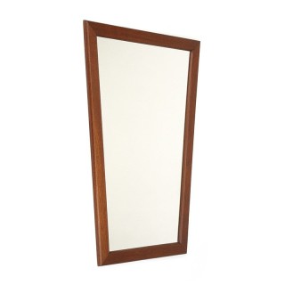 Teak vintage Danish mirror