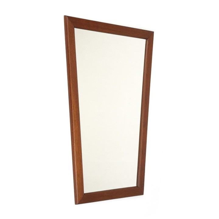 Teak vintage Danish mirror
