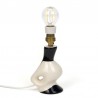 Small ceramic vintage 1950s table lamp