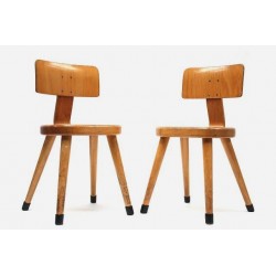 Set of 2 childs school chairs
