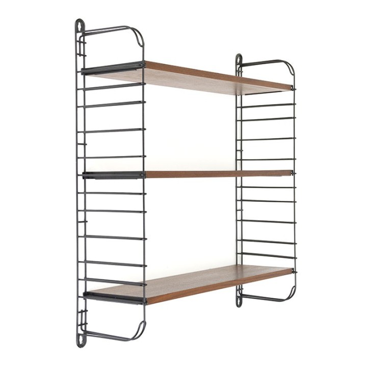 Teak vintage wall system from Tomado