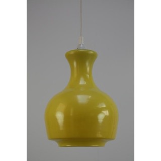 Glazen gele lamp