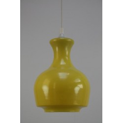 Glass yellow lamp