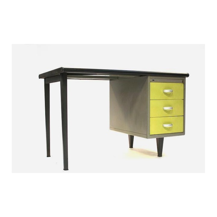 Gispen bureau 7800-serie of "Kleurodesk" - Retro Studio