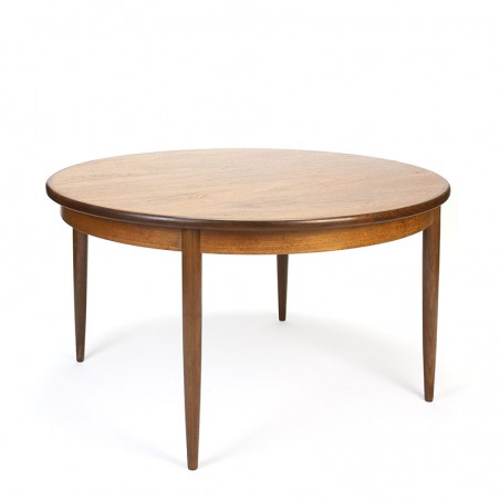 Teak round vintage Gplan extendable dining table