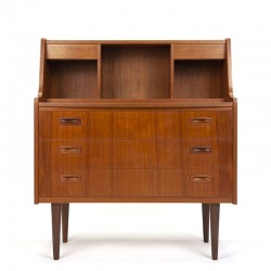Teak vintage secretary furniture from Denmark