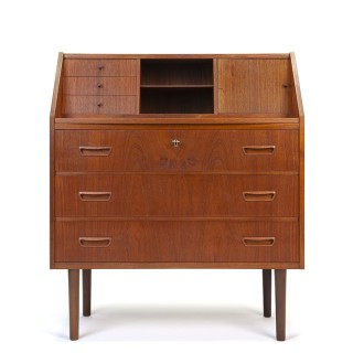 Vintage Danish teak secretary furniture